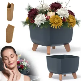 donica-na-cmentarz-doniczka-na-nozkach-antracytowa-24-cm