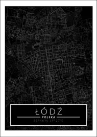 lodz-mapa-dark-plakat-40x50-cm