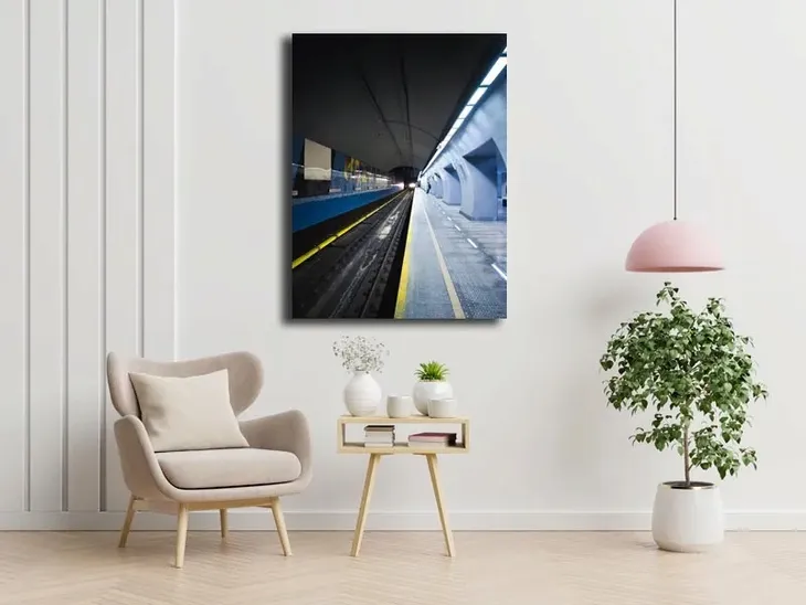 metro-powisle-obraz-na-plotnie-30x40-cm-stan-nowy
