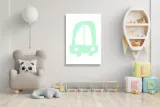 mietowe-auto-obraz-na-plotnie-60x80-cm-stan-nowy