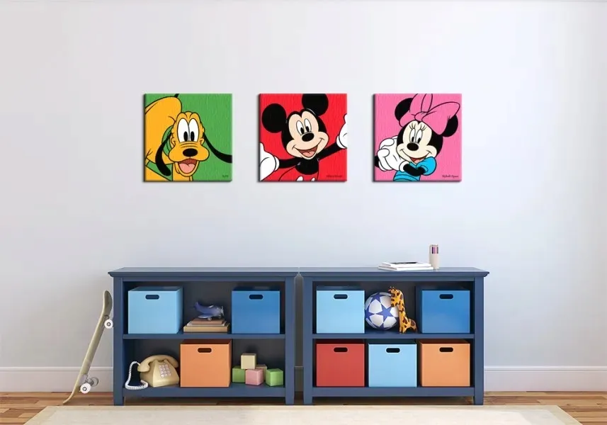 minnie-mouse-pink-obraz-na-plotnie-40x40-cm-stan-nowy