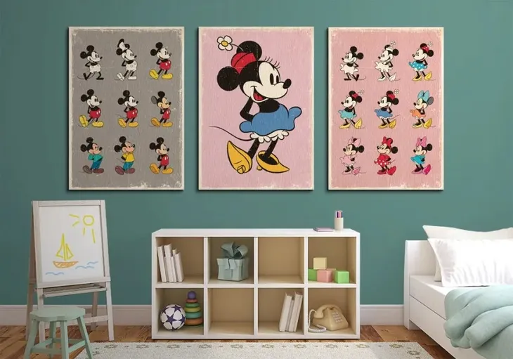 minnie-mouse-evolution-obraz-na-plotnie-85x120-cm-stan-nowy