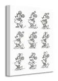 minnie-mouse-sketched-multi-obraz-na-plotnie-30x40-cm
