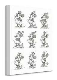 minnie-mouse-sketched-multi-obraz-na-plotnie-30x40-cm