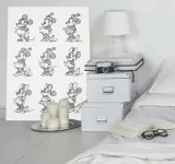 minnie-mouse-sketched-multi-obraz-na-plotnie-30x40-cm-stan-nowy