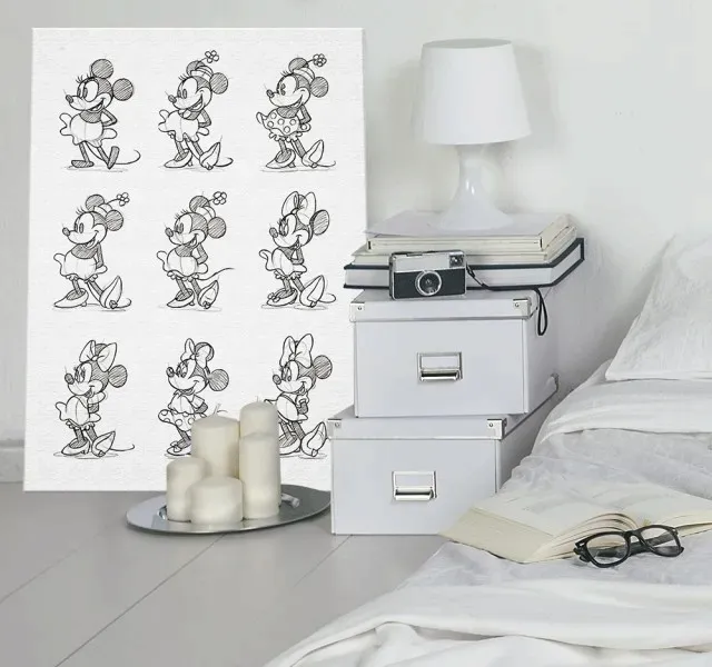 minnie-mouse-sketched-multi-obraz-na-plotnie-30x40-cm-stan-nowy