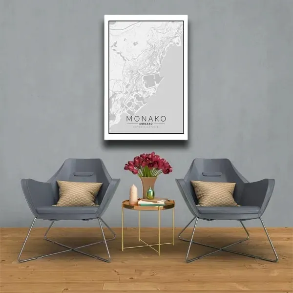 monako-mapa-czarno-biala-obraz-na-plotnie-30x40-cm-stan-nowy