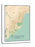 monako-mapa-kolorowa-obraz-na-plotnie-40x50-cm