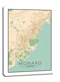 monako-mapa-kolorowa-obraz-na-plotnie-40x50-cm