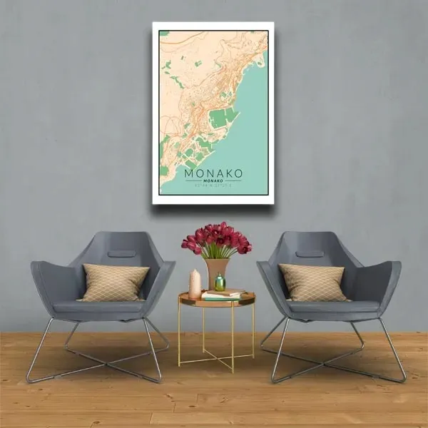 monako-mapa-kolorowa-obraz-na-plotnie-60x80-cm