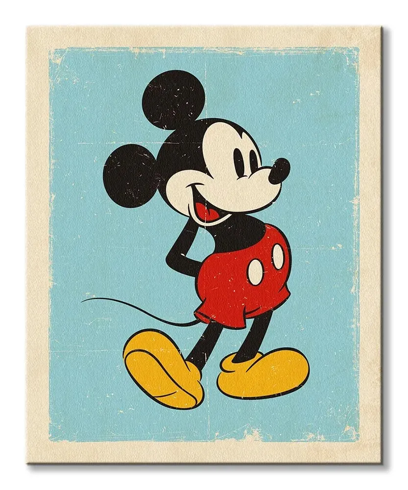 myszka-miki-retro-obraz-na-plotnie-40x50-cm