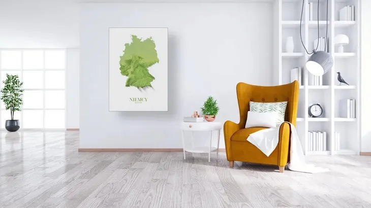 niemcy-mapa-obraz-na-plotnie-30x40-cm-stan-nowy