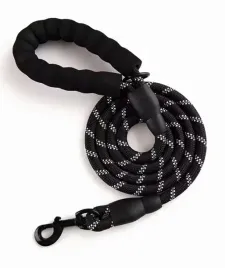 czarna-mocna-smycz-dla-psa-150cm-wytrzymala-smycz-treningowa-odblaskowa65kg