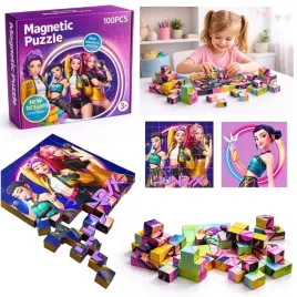 kostki-klocki-magnetyczne-6w1-k-pop-demon-hunters-puzzle-6-obrazkow-100-el