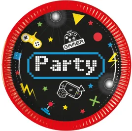 talerzyki-papierowe-gra-gaming-party-urodziny-20cm-8szt