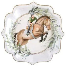 talerzyki-papierowe-brazowy-kon-jazda-konna-10szt