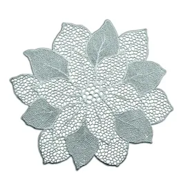 zeller-podkladka-flower-pvc-srebny