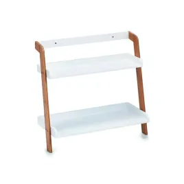 regal-scienny-z-2-polkami-bambus-mdf-bialy