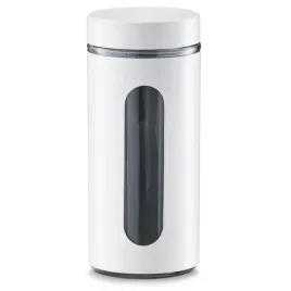 zeller-metalowy-okragly-pojemnik-1200-ml-kol-bialy