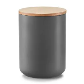 zeller-pojemnik-z-bambusowa-zakrywka-1500-ml-ceramiczny-kol-antracyt