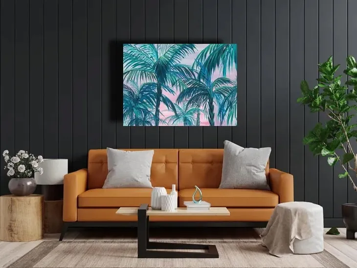 palm-trees-obraz-na-plotnie-120x85-cm-stan-nowy