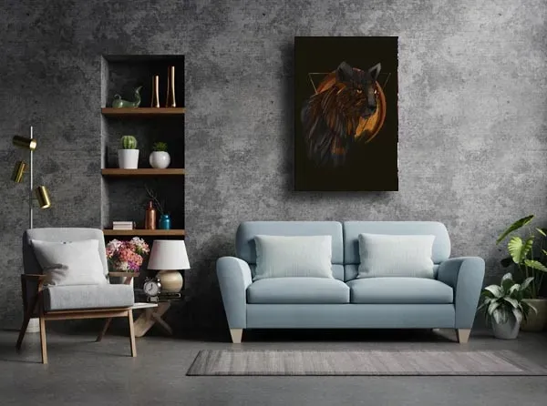 pantera-czarne-tlo-obraz-na-plotnie-40x50-cm