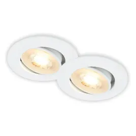 oczka-led-sufitowe-zestaw-2x5w-barwa-ciepla-regulowane-korytarz-salon-biale