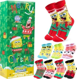 kalendarz-adwentowy-spongebob-kanciastoporty-dla-dzieci-12-par-prezent