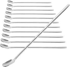 12x-lyzka-dluga-do-napojow-do-deserow-zastawa-stolowa-lyzki-17cm-stalowe