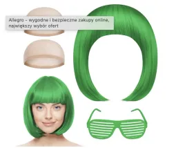 stroj-dodatki-damskie-peruka-zielona-okulary-dla-kobiet-na-bal-halloween