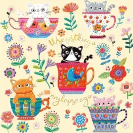 karnet-kwadratowy-kotki-w-kwiatach