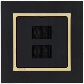gniazdo-internetowe-2-x-lan-rj45-magic-czarny-mat-zloty