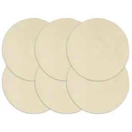 maty-na-stol-6-szt-gladkie-naturalne-38-cm-okragle