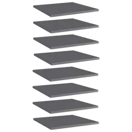 polki-na-ksiazki-8-szt-wysoki-polysk-szare-40x40x15-cm