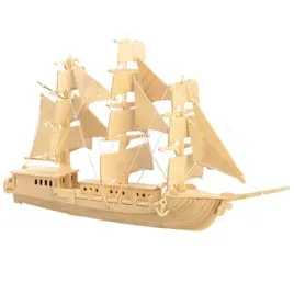 puzzle-3d-drewniane-zaglowiec