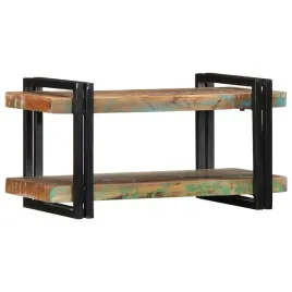 polka-scienna-wielokolorowa-lite-drewno-odzyskane