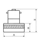 silnik-do-odkurzacza-graphite-59g607-stan-nowy