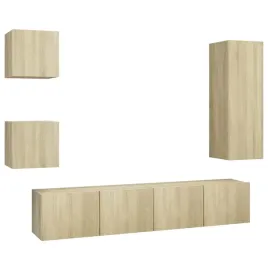5-cz-zestaw-szafek-telewizyjnych-dab-sonoma-plyta-wiorowa