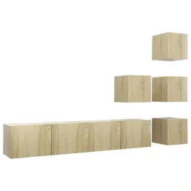 6-cz-zestaw-szafek-telewizyjnych-dab-sonoma-plyta-wiorowa