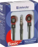 sluchawki-defender-douszne-basic-619-czarno-czerwone-stan-nowy