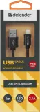 kabel-defender-usb-lightning-10m-2-1a-czarny-stan-nowy