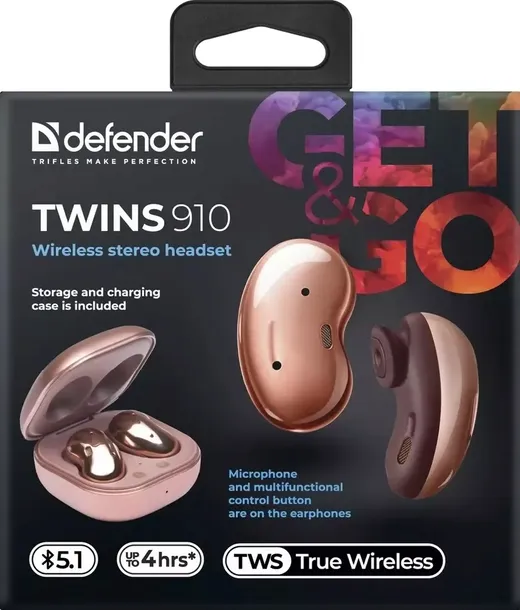 sluchawki-defender-bluetooth-twins-910-bronze-waga-z-opakowaniem-0-3-kg-stan-nowy