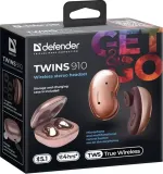sluchawki-defender-bluetooth-twins-910-bronze-stan-nowy
