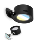 kinkiet-led-cct-bezprzewodowy-czarny-zmienne-barwy-sciemnianie-aku-korytarz