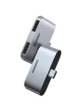adapter-ugreen-cm412-usb-c-do-2x-usb-3-0-szary