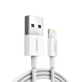niklowany-kabel-lightning-ugreen-mfi-2m-bialy