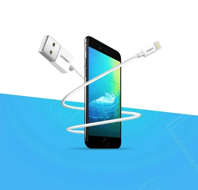 niklowany-kabel-lightning-ugreen-mfi-2m-bialy-waga-z-opakowaniem-0-3-kg