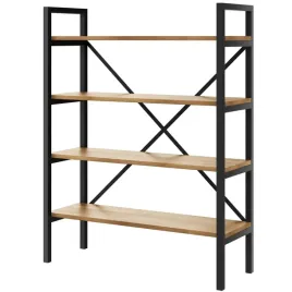 regal-loft-industrialny-na-ksiazki-dab-d4-40-100cm