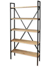 regal-loft-industrial-ksiazki-metal-dab-180x120x24