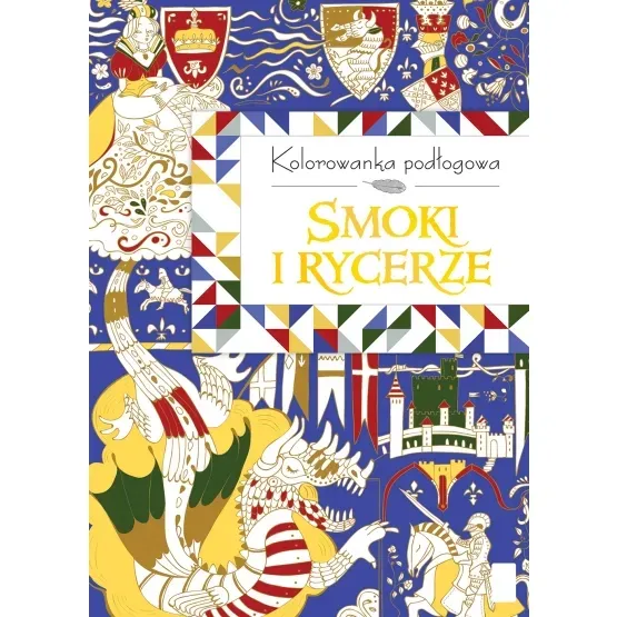 kolorowanka-podlogowa-smoki-i-rycerze